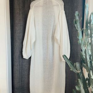 Free People Sweater Balloon Sleeve Cardi